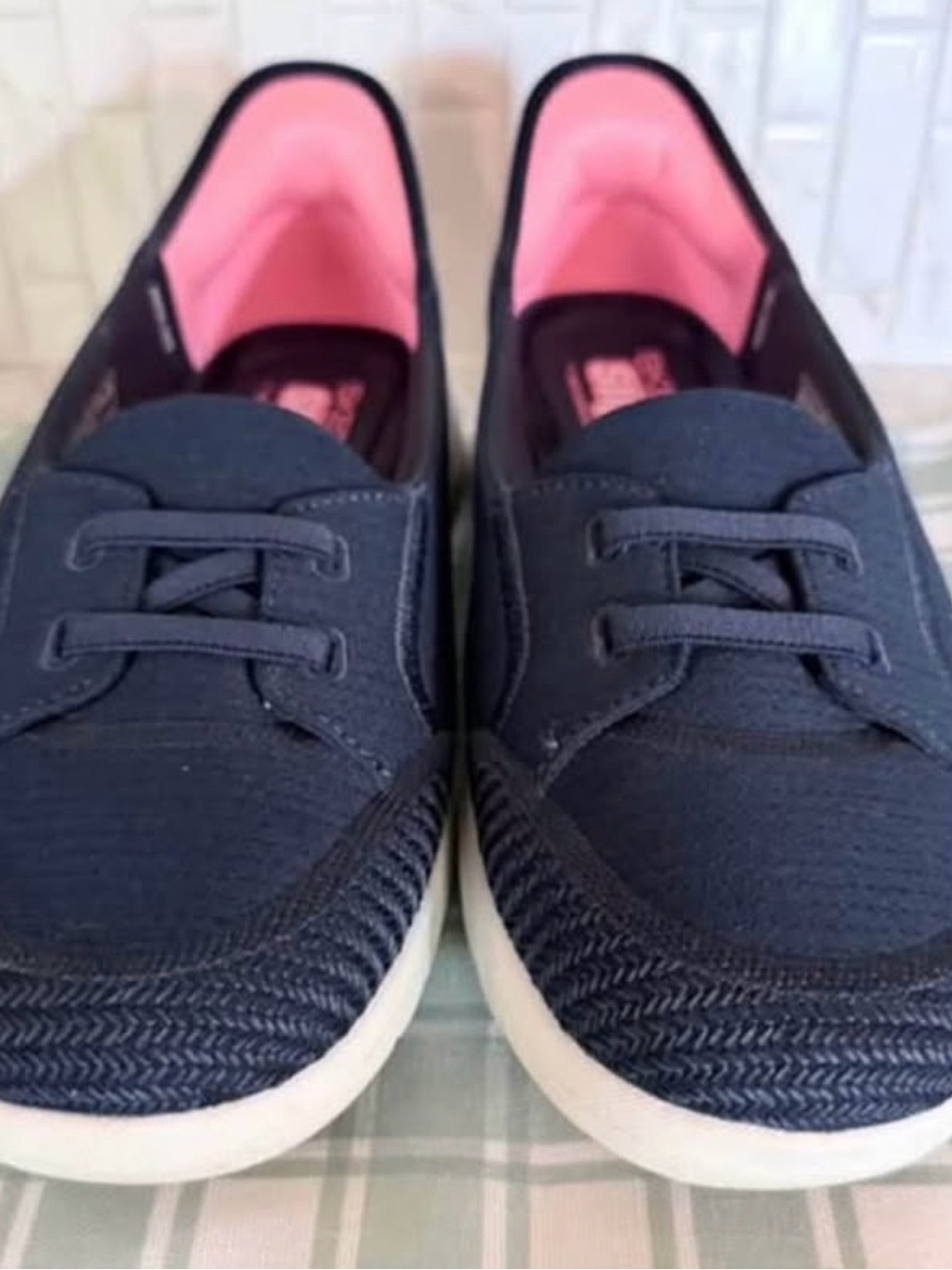 Skechers Hands Free Slip-Ins Navy Walking Shoes Size 9